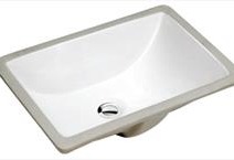 L-1611W Rectangular Undermount Bathroom Sink 16 x 11
